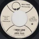7inch Vinyl Single - Amos Face - I Need Love
