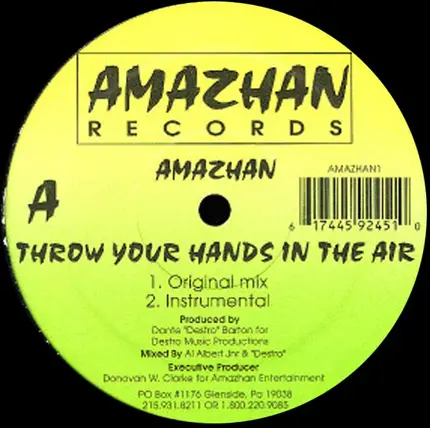 Amazhan - Throw Your Hands In The Air