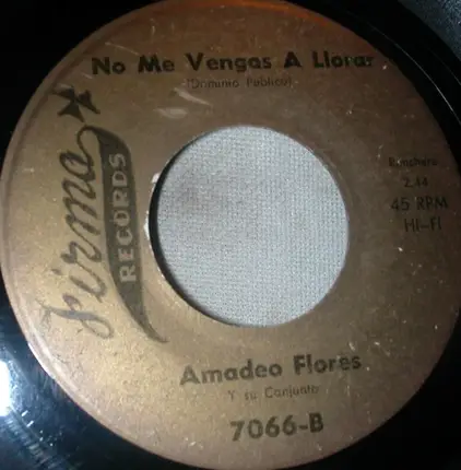 Amadeo Flores Y Su Conjunto - Amor A La Ligera