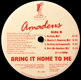 Amadeus - Bring It Home To Me