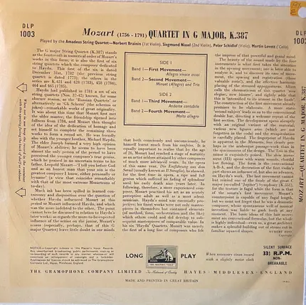 Mozart - Quartet In G Major (K. 387)