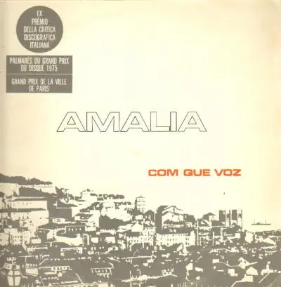 Amalia - Com Que Voz