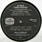 LP - Amália Rodrigues - Les Succès D'Amalia Rodrigues