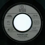 7inch Vinyl Single - Amanda Lear - Love Your Body - no Cover
