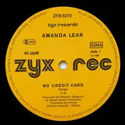 12inch Vinyl Single - Amanda Lear - No Credit Card