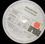 LP - Amanda Lear - I Am A Photograph - WITHOUT POSTER