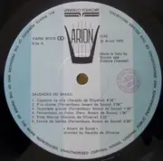 LP - Amaro De Souza , Haraldo De Oliveira - Saudades Do Brasil