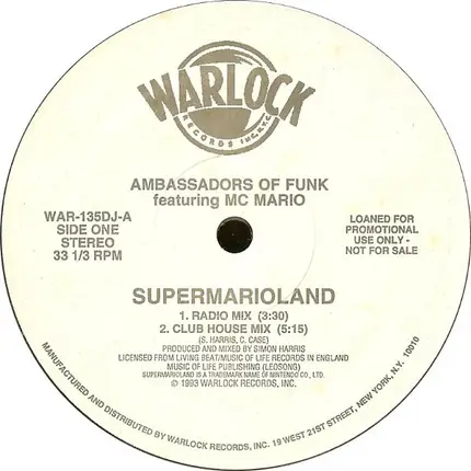 Ambassadors Of Funk - Supermarioland
