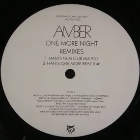 Amber - One More Night (Remixes)