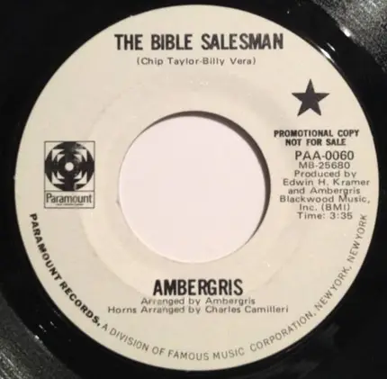 Ambergris - The Bible Salesman