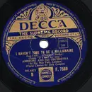 Schellack - Ambrose And His Orchestra - I Haven't Time To Be A Millionare / Meet The Sun Half-Way