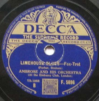 Ambrose & His Orchestra - Copenhagen / Limehouse Blues