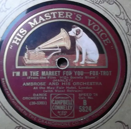 Ambrose & His Orchestra - Just Like In A Story Book / I'm In The Market For You