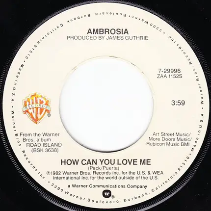 Ambrosia - How Can You Love Me