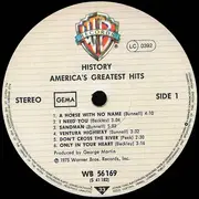 LP - America - History · America's Greatest Hits
