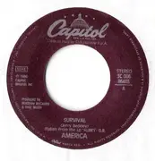 7inch Vinyl Single - America - Survival