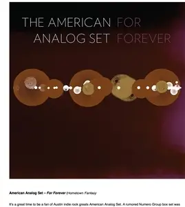 American Analog Set - For Forever