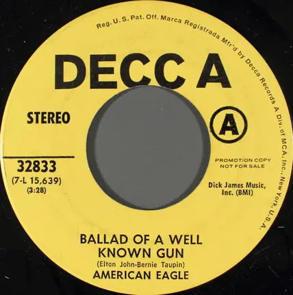American Eagle - Ballad Of A Well Known Gun
