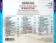 CD - American Quartet , Haydn Quartet , Peerless Quartette - In the Goold Old Summertime - Those Fabulous Vocal Quartets - Mono