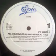 12inch Vinyl Single - Amri - All Your Words