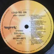 LP - Amy Grant - Lead Me On - Lyrics Inlay included.