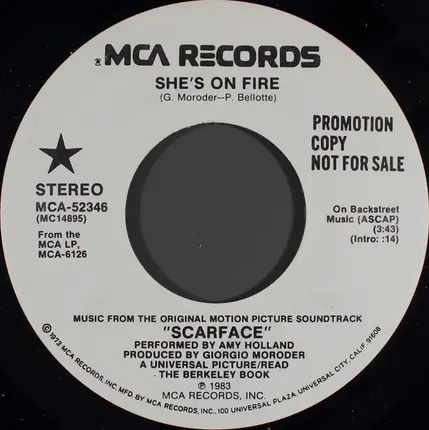 Amy Holland - She's On Fire