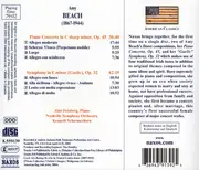 CD - Amy Marcy Cheney Beach - Alan Feinberg • Nashville Symphony Orchestra • Kenneth Schermerhorn - 'Gaelic' Symphony • Piano Concerto