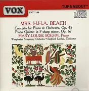 CD - Amy Marcy Cheney Beach - Piano Concerto/Quintet