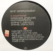 12inch Vinyl Single - An-2 - Communicator
