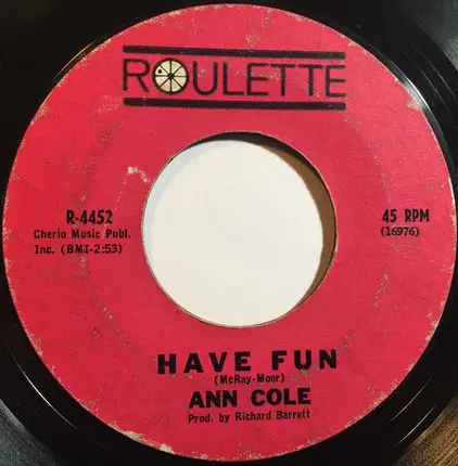 Ann Cole - Don't Stop The Wedding