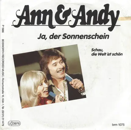 Ann & Andy - Ja, Der Sonnenschein