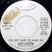 Ann Booth - You Can't Hang On (Lookin' On)