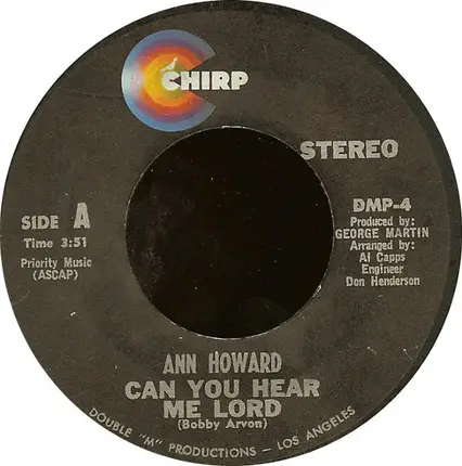 Ann Howard - Can You Hear Me Lord