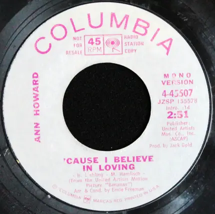 Ann Howard - 'Cause I Believe In Loving