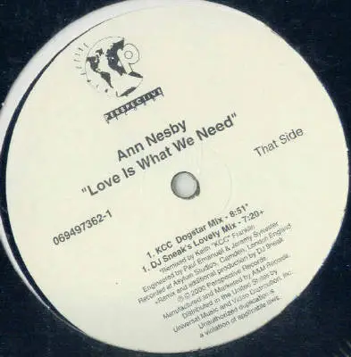 Ann Nesby - Love Is What We Need
