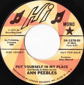 Ann Peebles - Put Yourself In My Place