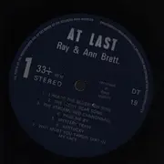 LP - Ann & Ray Brett - At Last - Signed