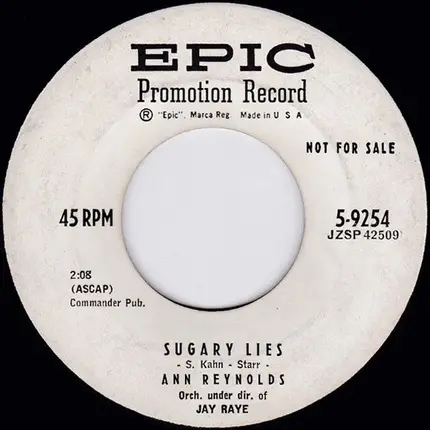 Ann Reynolds - I Like You / Sugary Lies