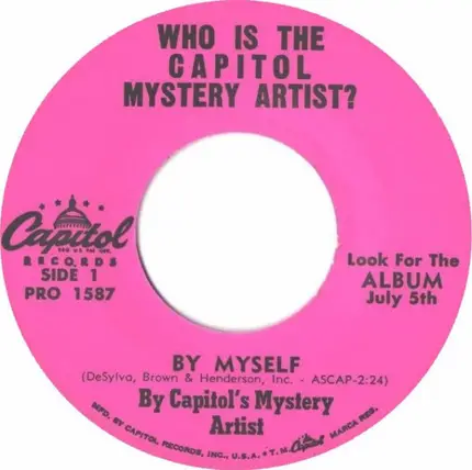 Ann Richards , Capitol's Mystery Artist - By Myself