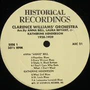 LP - Anna Bell , Katherine Henderson & Laura Bryant Accompanied By Clarence Williams And His Orchestra - 1928 - Still sealed