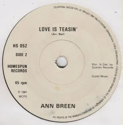 Ann Breen - Pal of My Cradle Days