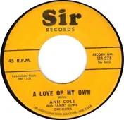 ann cole - A Love Of My Own / Brand New House