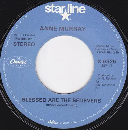 Anne Murray - Blessed Are The Believers