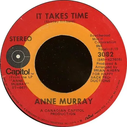 Anne Murray - Put Your Hand In The Hand / It Takes Time