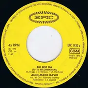 7inch Vinyl Single - Anne-Marie David - Du Bist Da