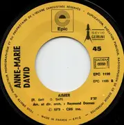 7inch Vinyl Single - Anne-Marie David - Fais Le Tour