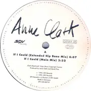 12inch Vinyl Single - Anne Clark - If I Could / Our Darkness (Remix)