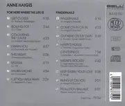 CD - Anne Haigis - For Here Where The Life Is / Fingernails