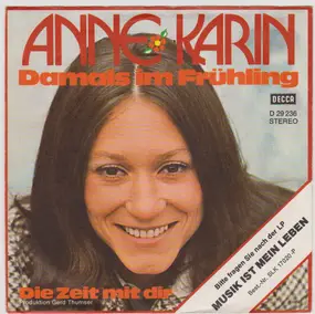 anne karin - Damals Im Frühling