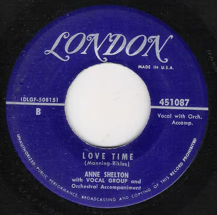 Anne Shelton - The World Is Mine Tonight